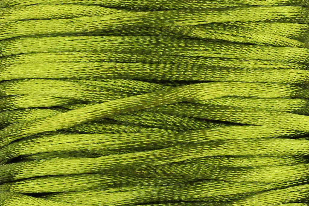 Green Silk Nylon Rattail Cord – 2mm (5m) for Jewellery Making