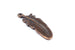 Tierracast Copper Plated Feather Charm for Jewellery Making