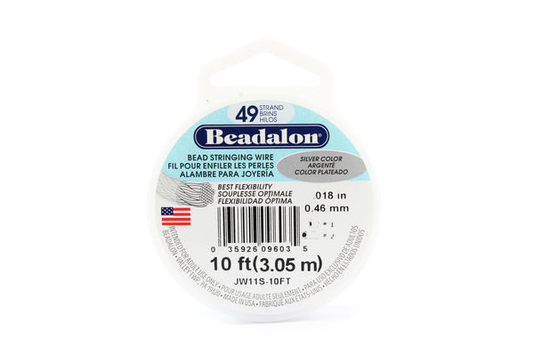  Beadalon 49 Strand Tigertail Beading Wire for Jewellery Making