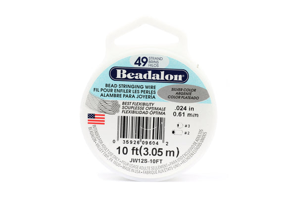 Beadalon 49 Strand Tigertail Beading Wire for Jewellery Making