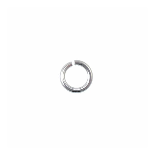 4mm Sterling Silver Jump Rings (10 pieces)