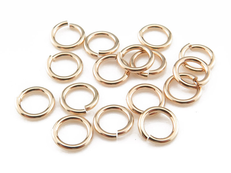 5mm Gold Filled Jump Rings (10 pieces)