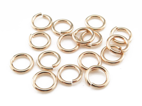 5mm Gold Filled Jump Rings (10 pieces)