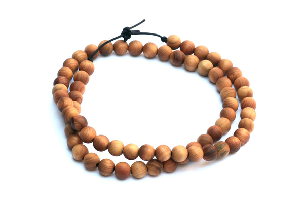 6mm Light Wood Beads (approx. 66 beads)