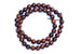 8mm Dark Wood Beads (approx. 50 beads)