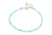 Kerrie Berrie Colourful Genuine Real Aquamarine and Silver Bracelet in Blue