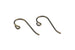 Kerrie Berrie Tierracast Brass Earring Ear Wires for Jewellery Making