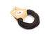 Cotton 'Rope' Cord in Dark Brown - 3mm (3 metres)