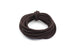 Cotton 'Rope' Cord in Dark Brown - 3mm (3 metres)