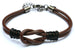 Kerrie Berrie Mens Handmade Hand-knotted Leather Bracelet
