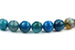 Kerrie Berrie UK Semi Precious Agate Bead Strands for Jewellery Making in Blue