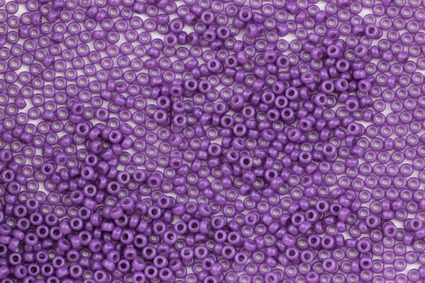 Duracoat Opaque Anemone Miyuki (Opaque Purple) Seed Beads for Beading and Jewellery Making – SIZE 15 / 10g