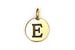 Kerrie Berrie Gold Plated Pewter Tierracast Initial Alphabet Letter Charm