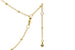 Swarovski 'Evil Eye' Charm Necklace w/ Gold Satellite Chain