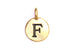 Kerrie Berrie Gold Plated Pewter Tierracast Initial Alphabet Letter Charm