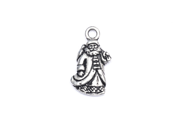 Father Christmas Charm in Silver – 22mm