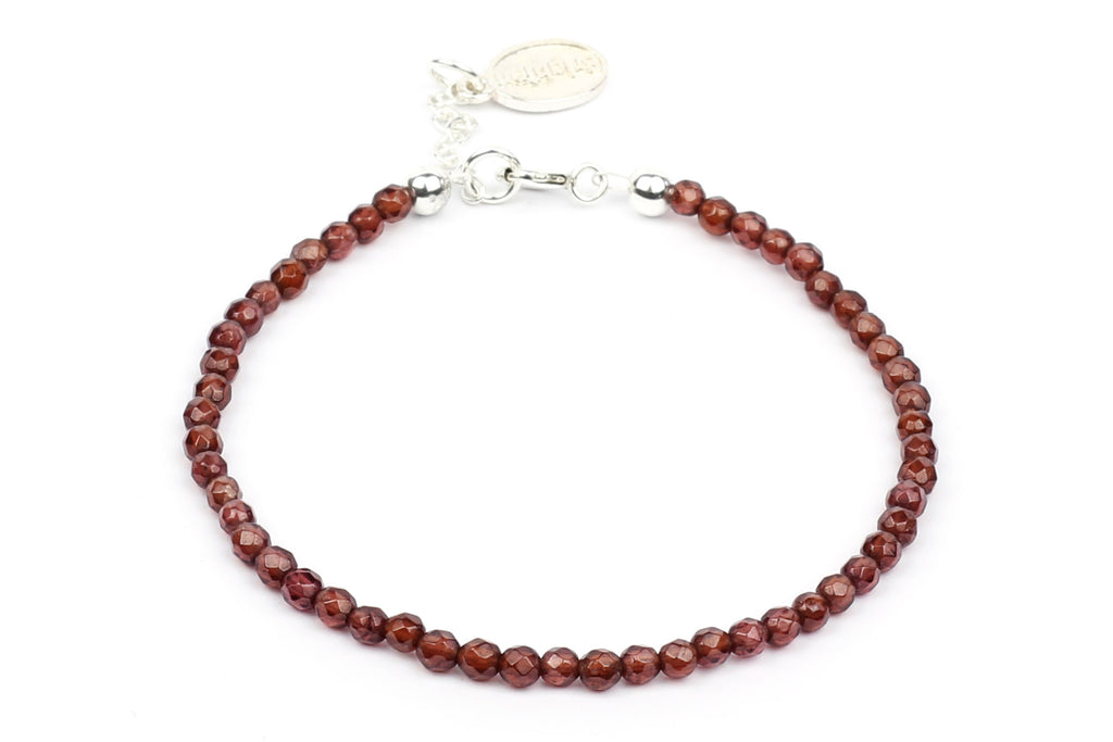 Delicate Garnet Beaded Bracelet Jewellery Making Kit