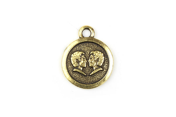 Kerrie Berrie Gold Plated Pewter Tierracast Zodiac Star Sign Horoscope Charm