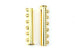 Kerrie Berrie Gold Magnetic Splitter Clasp for Multi Strand Necklaces or Bracelets