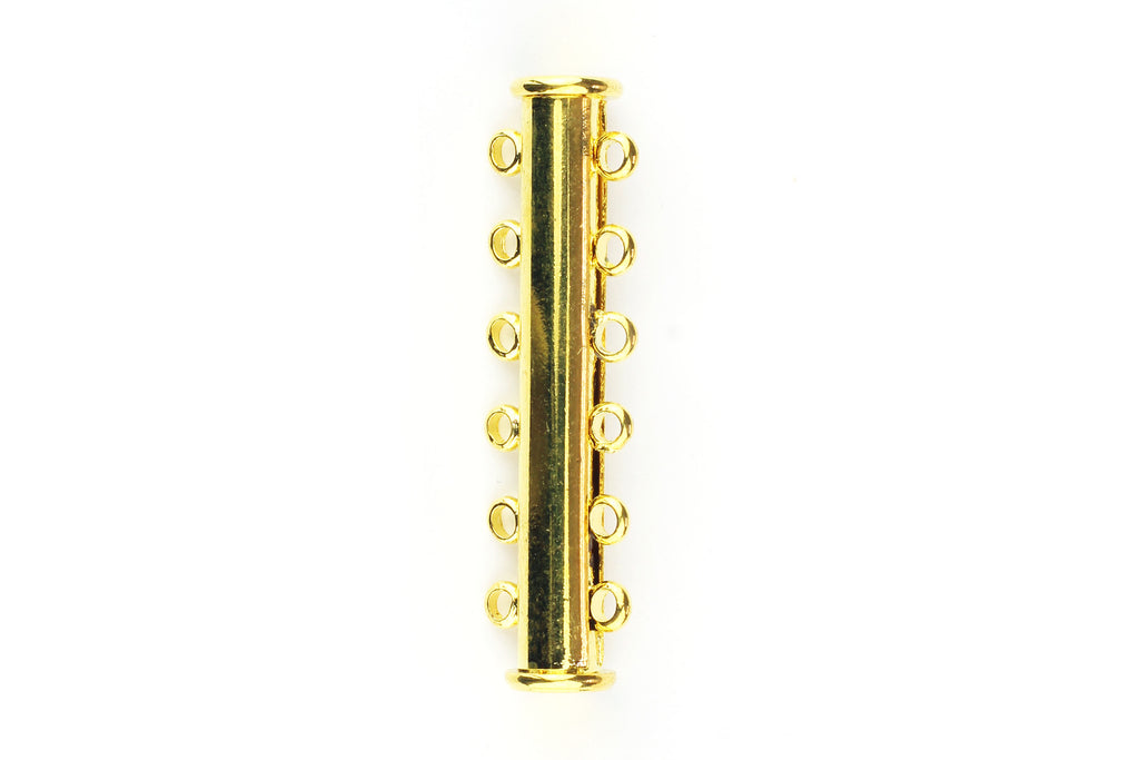 Kerrie Berrie Gold Magnetic Splitter Clasp for Multi Strand Necklaces or Bracelets