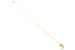 Gold-filled Crescent Moon & Swarovski Crystal Necklace