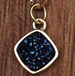 Kerrie Berrie Druzy Necklace with 16 inch Gold-filled Chain Gold plated Sterling Silver Natural Crystals