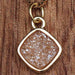 Kerrie Berrie Druzy Necklace with 16 inch Gold-filled Chain Gold plated Sterling Silver Natural Crystals