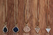 Kerrie Berrie Druzy Necklace with 16 inch Gold-filled Chain Gold plated Sterling Silver Natural Crystals