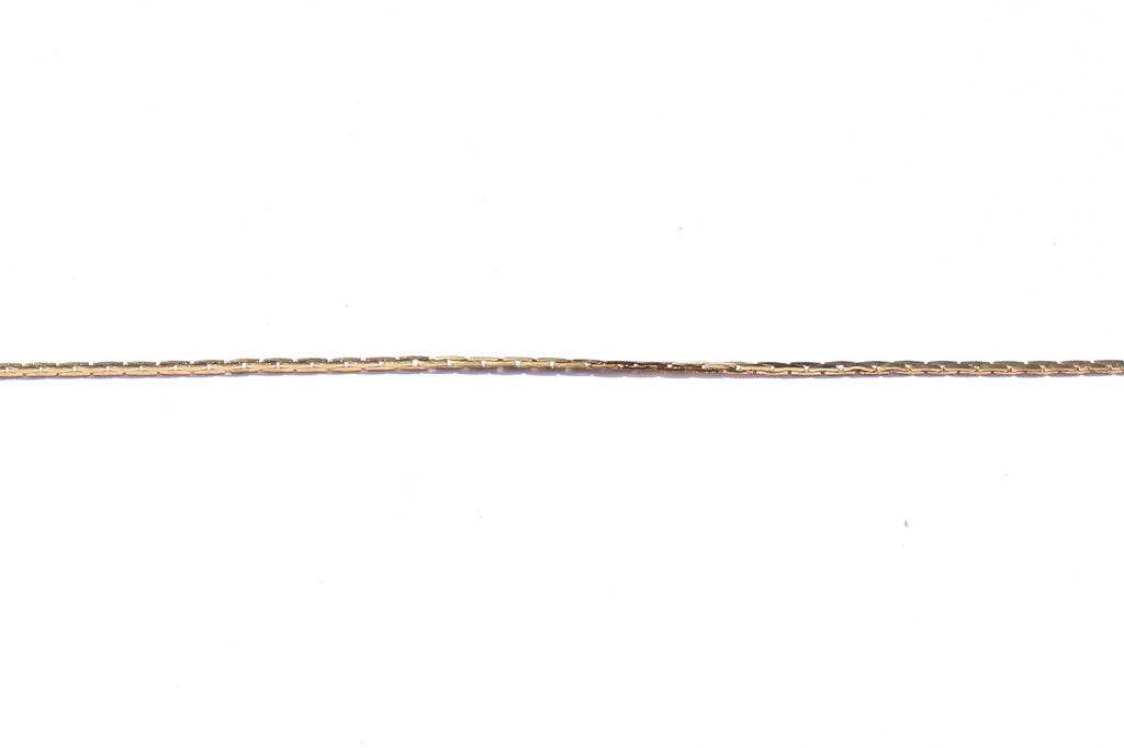 Herringbone / Crimpable Chain - Gold (Tarnish Resistant)
