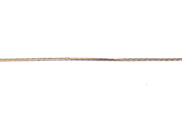Herringbone / Crimpable Chain - Gold (Tarnish Resistant)