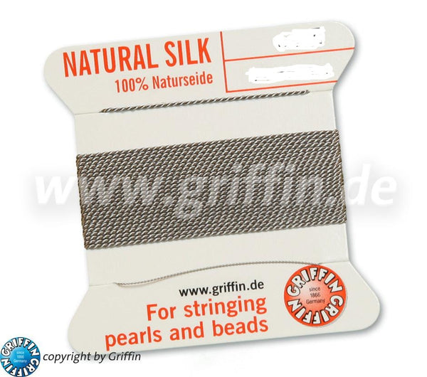 Grey - Griffin 100% Natural Silk (2m, 1 needle)