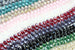 Kerrie Berrie 10mm x 6mm Faceted Crystal Glass Beads in a selection of colours