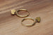 Gold Heart Hoop Earrings