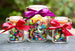 Bead Jars contains beads, charms and stringing material