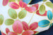 Pink and Green Leaf Handmade Heart Bag Charms