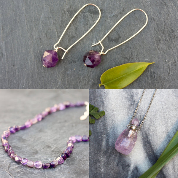 February Birthstone Jewellery - Amethyst Jewellery