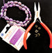 Amethyst Nugget Bead Necklace Jewellery Making Kit
