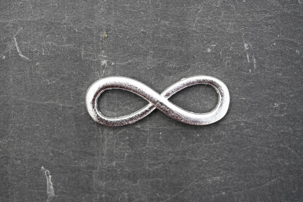 Silver Infinity Link Charm