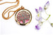 GIFT SET - Rose Gold Tree of Life Essential Oil Diffuser Locket Necklace (with oils)