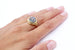 Gold Drusy Stone Wire Wrap Rings -  Made To Order