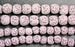 6mm & 8mm Light Purple Round Unwaxed Lava Stone Beads