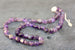Simple beaded semi-precious Amethyst necklace
