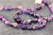 Simple beaded semi-precious Amethyst necklace