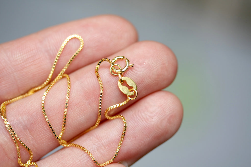 18 inch Simple Fine Gold Filled Chain