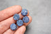 10mm Round Drusy Bead - Blue