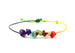 Semi-Precious Rainbow Chakra Bracelet