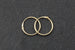 Real Gold Hoop Earrings – 11mm