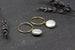 Gold-filled Hoop Earrings with Large Freshwater Pearls (20mm Hoops) from Kerrie Berrie Jewellery