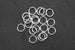 8mm Silver-plated Open Jump Rings (30pcs)