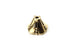 Gold-plated Bell Flower Cone End for Beading